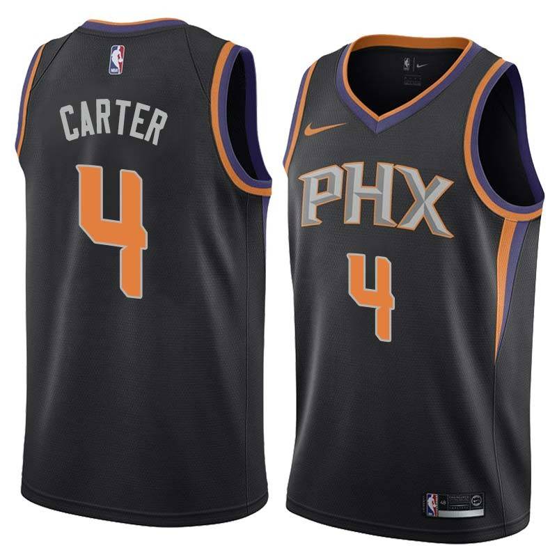 Black Jevon Carter SUNS #4 Twill Basketball Jersey FREE SHIPPING