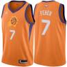 Orange Butch Feher SUNS #7 Twill Basketball Jersey FREE SHIPPING