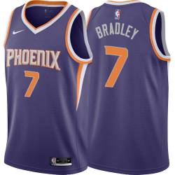 Purple Dudley Bradley SUNS #7 Twill Basketball Jersey FREE SHIPPING