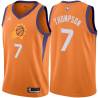 Orange Bernard Thompson SUNS #7 Twill Basketball Jersey FREE SHIPPING