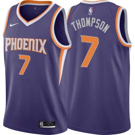 Purple Bernard Thompson SUNS #7 Twill Basketball Jersey FREE SHIPPING