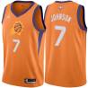 Orange Kevin Johnson SUNS #7 Twill Basketball Jersey FREE SHIPPING