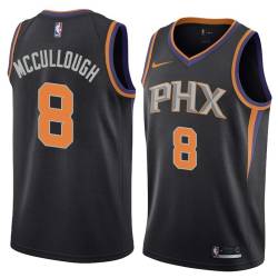 Black John McCullough SUNS #8 Twill Basketball Jersey FREE SHIPPING