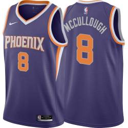 Purple John McCullough SUNS #8 Twill Basketball Jersey FREE SHIPPING