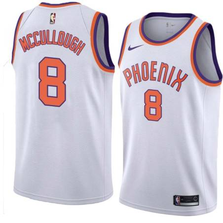 White John McCullough SUNS #8 Twill Basketball Jersey FREE SHIPPING