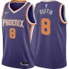 Purple Trevor Ruffin SUNS #8 Twill Basketball Jersey FREE SHIPPING