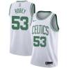 White Rick Robey Twill Basketball Jersey -Celtics #53 Robey Twill Jerseys, FREE SHIPPING