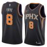 Black Channing Frye SUNS #8 Twill Basketball Jersey FREE SHIPPING