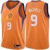 Orange Dan Majerle SUNS #9 Twill Basketball Jersey FREE SHIPPING