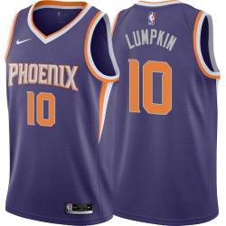 Purple Phil Lumpkin SUNS #10 Twill Basketball Jersey FREE SHIPPING