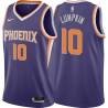 Purple Phil Lumpkin SUNS #10 Twill Basketball Jersey FREE SHIPPING