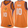 Orange Don Buse SUNS #10 Twill Basketball Jersey FREE SHIPPING