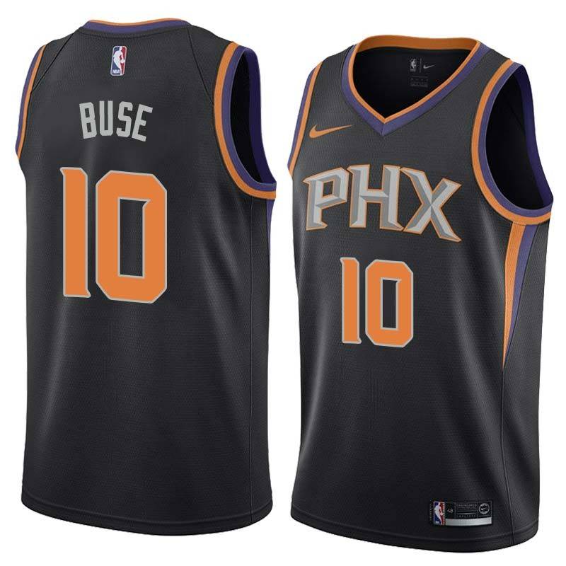 Black Don Buse SUNS #10 Twill Basketball Jersey FREE SHIPPING