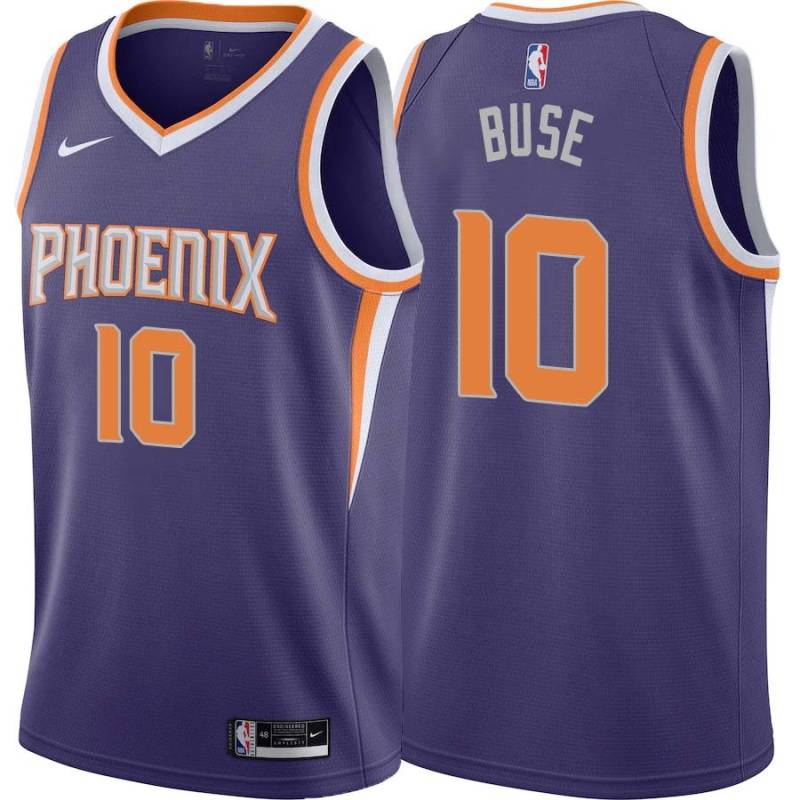 Purple Don Buse SUNS #10 Twill Basketball Jersey FREE SHIPPING