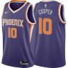 Purple Duane Cooper SUNS #10 Twill Basketball Jersey FREE SHIPPING