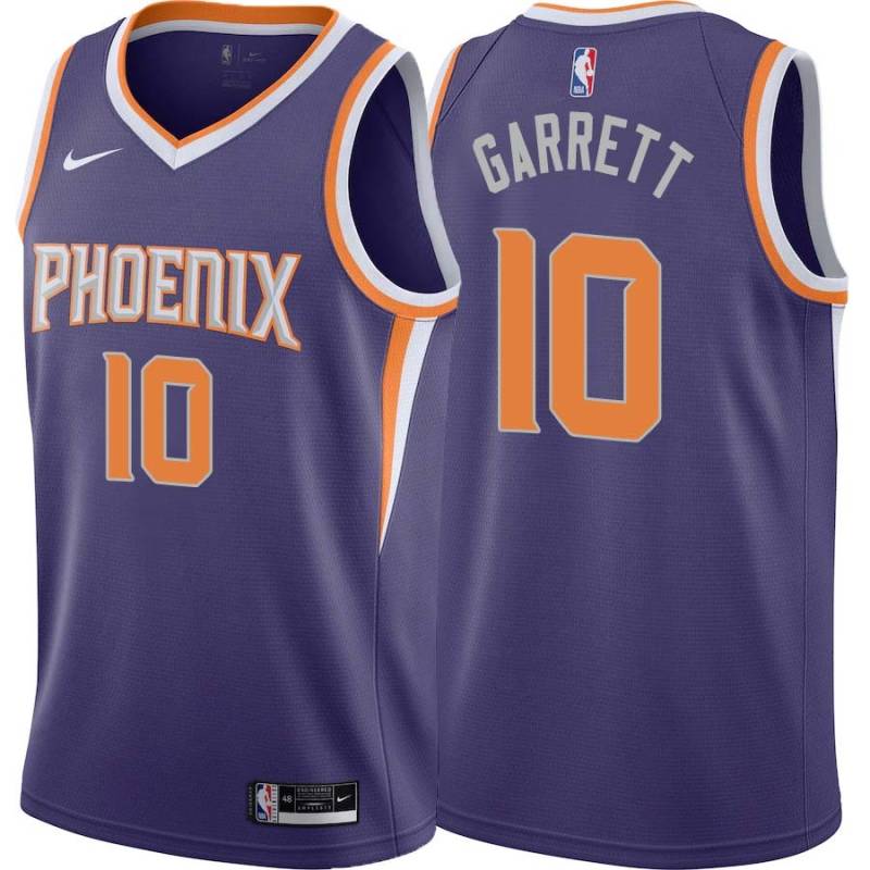 Purple Diante Garrett SUNS #10 Twill Basketball Jersey FREE SHIPPING