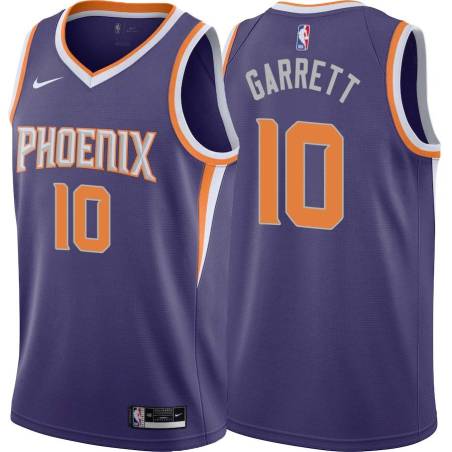 Purple Diante Garrett SUNS #10 Twill Basketball Jersey FREE SHIPPING