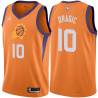 Orange Zoran Dragic SUNS #10 Twill Basketball Jersey FREE SHIPPING