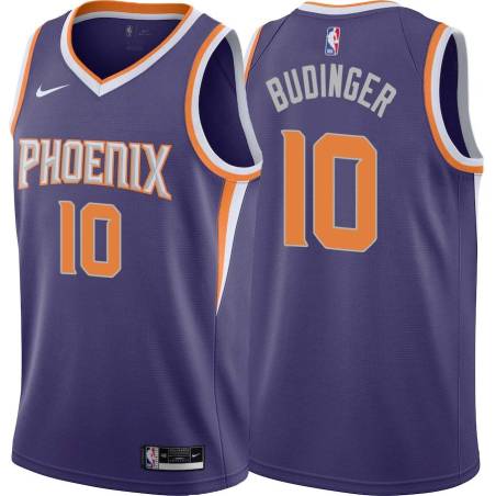 Purple Chase Budinger SUNS #10 Twill Basketball Jersey FREE SHIPPING