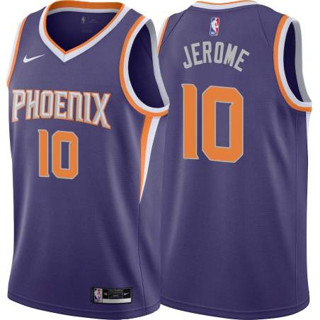 Purple Ty Jerome SUNS #10 Twill Basketball Jersey FREE SHIPPING