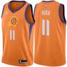 Orange Johnny High SUNS #11 Twill Basketball Jersey FREE SHIPPING