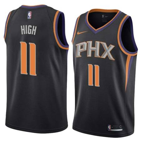 Black Johnny High SUNS #11 Twill Basketball Jersey FREE SHIPPING