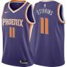 Purple Alex Stivrins SUNS #11 Twill Basketball Jersey FREE SHIPPING