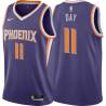 Purple Todd Day SUNS #11 Twill Basketball Jersey FREE SHIPPING