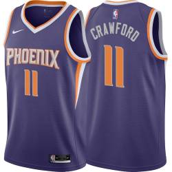 Purple Jamal Crawford SUNS #11 Twill Basketball Jersey FREE SHIPPING