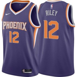 Purple Pat Riley SUNS #12 Twill Basketball Jersey FREE SHIPPING