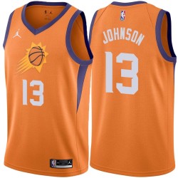 Orange Gus Johnson SUNS #13 Twill Basketball Jersey FREE SHIPPING