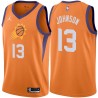 Orange Gus Johnson SUNS #13 Twill Basketball Jersey FREE SHIPPING