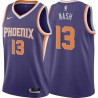 Purple Steve Nash SUNS #13 Twill Basketball Jersey FREE SHIPPING