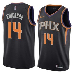 Black Keith Erickson SUNS #14 Twill Basketball Jersey FREE SHIPPING