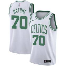 Luigi "Gigi" Datome Twill Basketball Jersey -Celtics #70 Datome Twill Jerseys, FREE SHIPPING