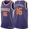 Purple Georgi Glouchkov SUNS #16 Twill Basketball Jersey FREE SHIPPING