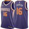 Purple Tyler Johnson SUNS #16 Twill Basketball Jersey FREE SHIPPING