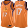 Orange Devin Durrant SUNS #17 Twill Basketball Jersey FREE SHIPPING