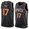 Black Mario Elie SUNS #17 Twill Basketball Jersey FREE SHIPPING