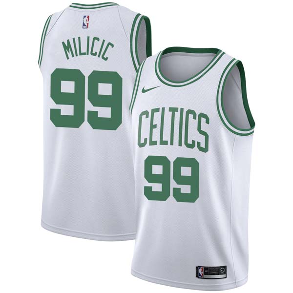 Darko Milicic Celtics #99 Twill Jerseys 
