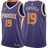 Purple Hedo Turkoglu SUNS #19 Twill Basketball Jersey FREE SHIPPING