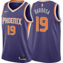 Purple Leandro Barbosa SUNS #19 Twill Basketball Jersey FREE SHIPPING