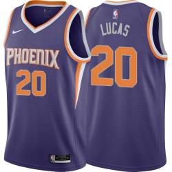 Purple Maurice Lucas SUNS #20 Twill Basketball Jersey FREE SHIPPING