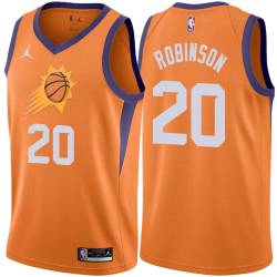 Orange Rumeal Robinson SUNS #20 Twill Basketball Jersey FREE SHIPPING