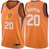 Orange Rumeal Robinson SUNS #20 Twill Basketball Jersey FREE SHIPPING