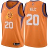 Orange Marko Milic SUNS #20 Twill Basketball Jersey FREE SHIPPING