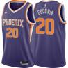 Purple Archie Goodwin SUNS #20 Twill Basketball Jersey FREE SHIPPING