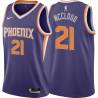 Purple George McCloud SUNS #21 Twill Basketball Jersey FREE SHIPPING