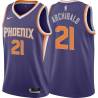 Purple Robert Archibald SUNS #21 Twill Basketball Jersey FREE SHIPPING