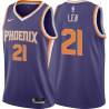 Purple Alex Len SUNS #21 Twill Basketball Jersey FREE SHIPPING